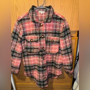 Veveret plaid shacket